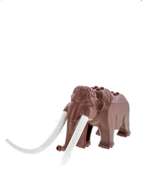 Woolly Mammoth with White Tusks
