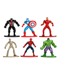 Marvel (6 Character) - Nano Metalfigs Diecast Mini Figures 4 cm
