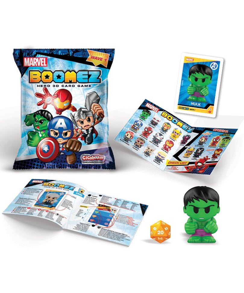 Marvel Boomez Hero 3D Card Game - Wave 1