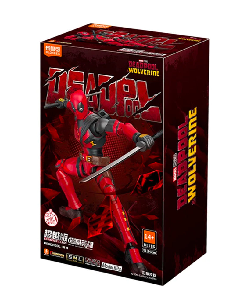 Marvel Infinity Saga Blokees Plastic Model Kit Champion Class Deadpool