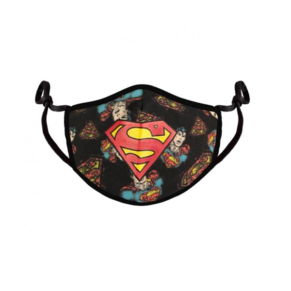 Mascherina Regolabile Brandizzata DC Comics Superman Emblema