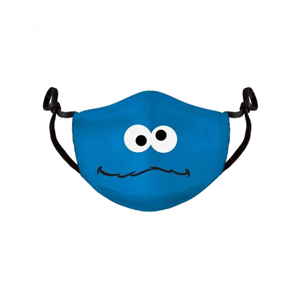 Mascherina Regolabile Brandizzata Sesame Street Cookie Monster