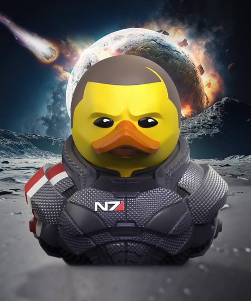 Mass Effect Commander Shepard TUBBZ Cosplaying Duck Collectable