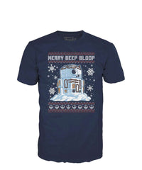 Funko Star Wars T-Shirt R2-D2 Merry Beep Bloop