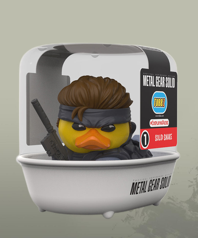 Metal Gear Solid Solid Snake TUBBZ Cosplaying Duck Collectible