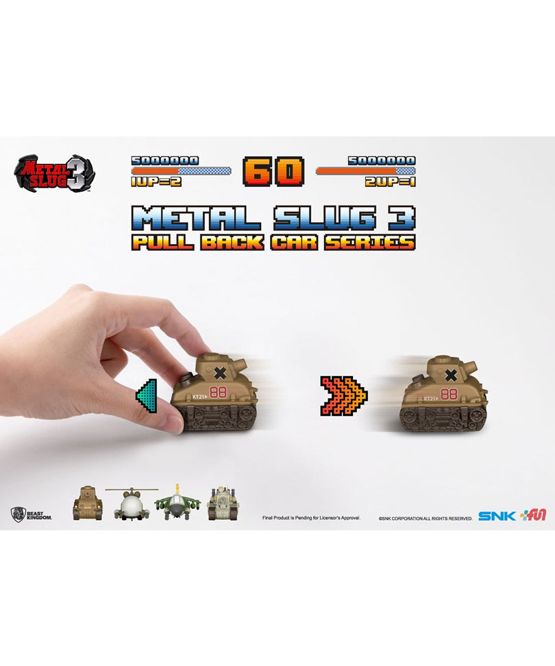 Metal Slug 3 Car Series 4-Set Pull Back