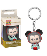 Mickey Mouse at the Space Mountain Attraction Keychain