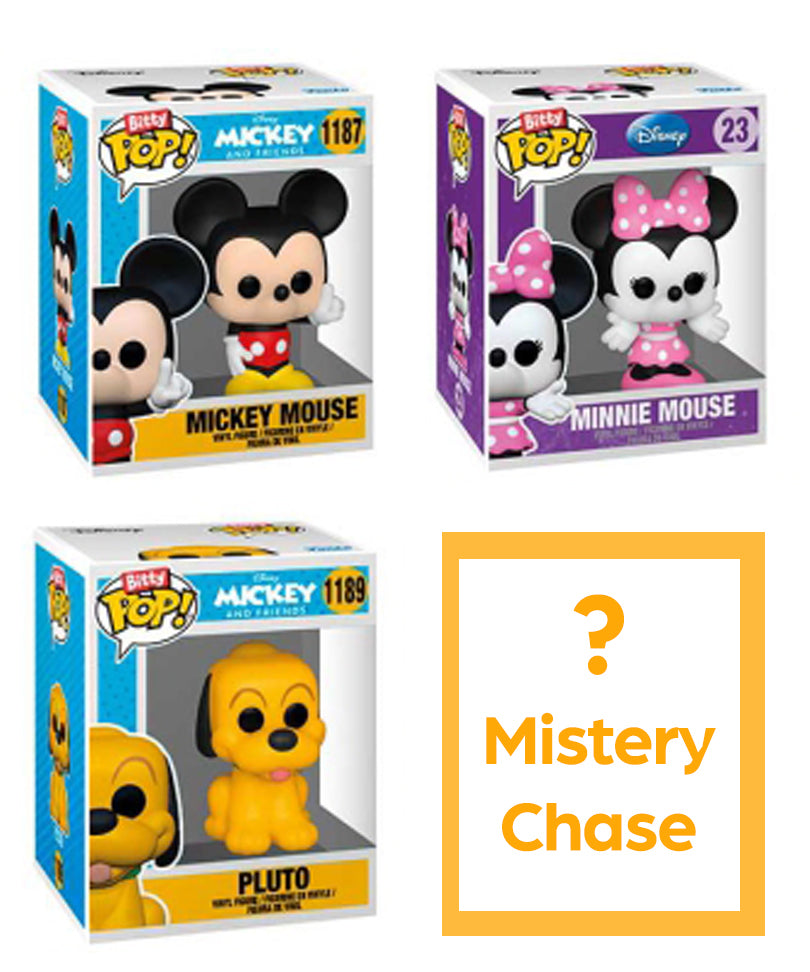 Mickey Mouse / Minnie Mouse / Pluto / Mystery Bitty (4-Pack)