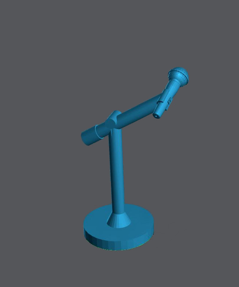 Microfono con Asta 3D