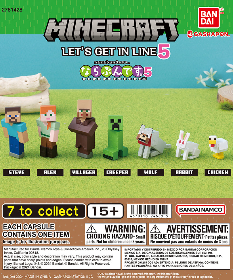 Minecraft Gashapon Capsule - Let's Get in Line 5