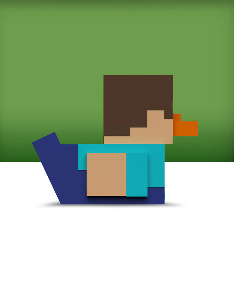 Minecraft Steve Mini TUBBZ Cosplaying Duck Collectable