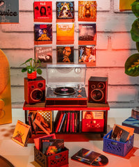 MGA Miniverse Real Music – Mini Vinile Blind Pack con Portachiavi