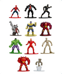 Marvel (6 Character) - Nano Metalfigs Diecast Mini Figures 4 cm