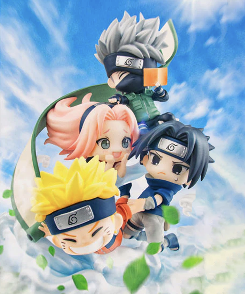 Naruto Shippuden FigUnity – Team 7 Mini Statue 13 cm (with gift)