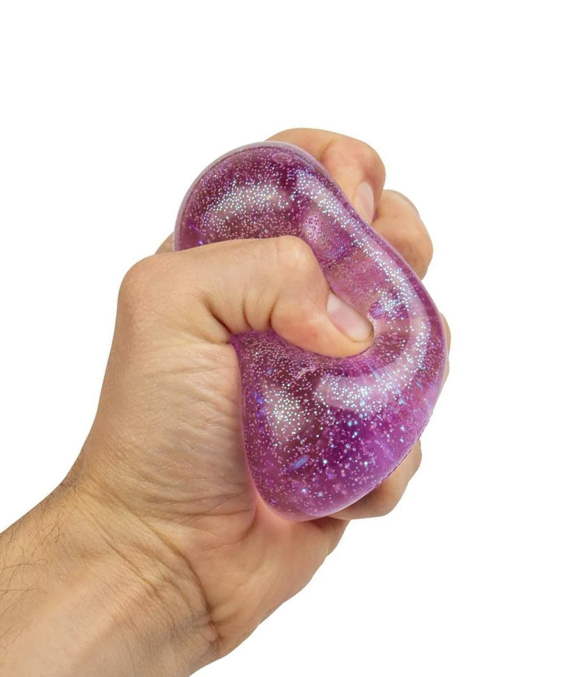 NeeDoh Squeeze Ball - Nice Cube (Glitter & Glow in the Dark)