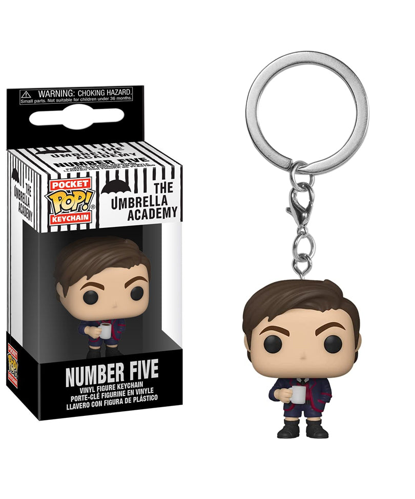 Number Five Keychain