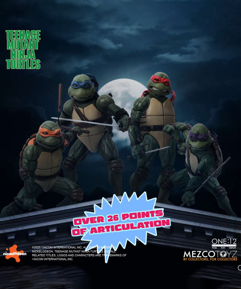 One:12 Collective – Teenage Mutant Ninja Turtles (1990 Movie) Action Figures Set
