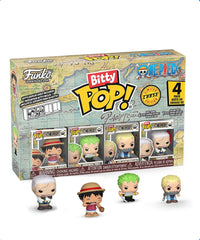 Monkey D. Luffy / Roronoa Zoro / Axe-Hand Morgan / Scegli il tuo Bitty (4-Pack)