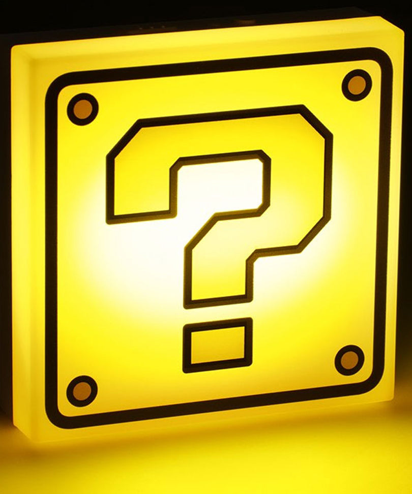Paladone Lampada Night Super Mario Question Block