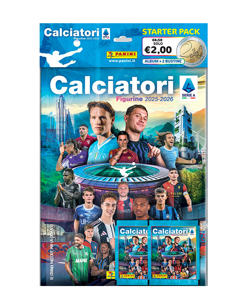 PANINI Stickers Calciatori 2025-2026 Starter Pack