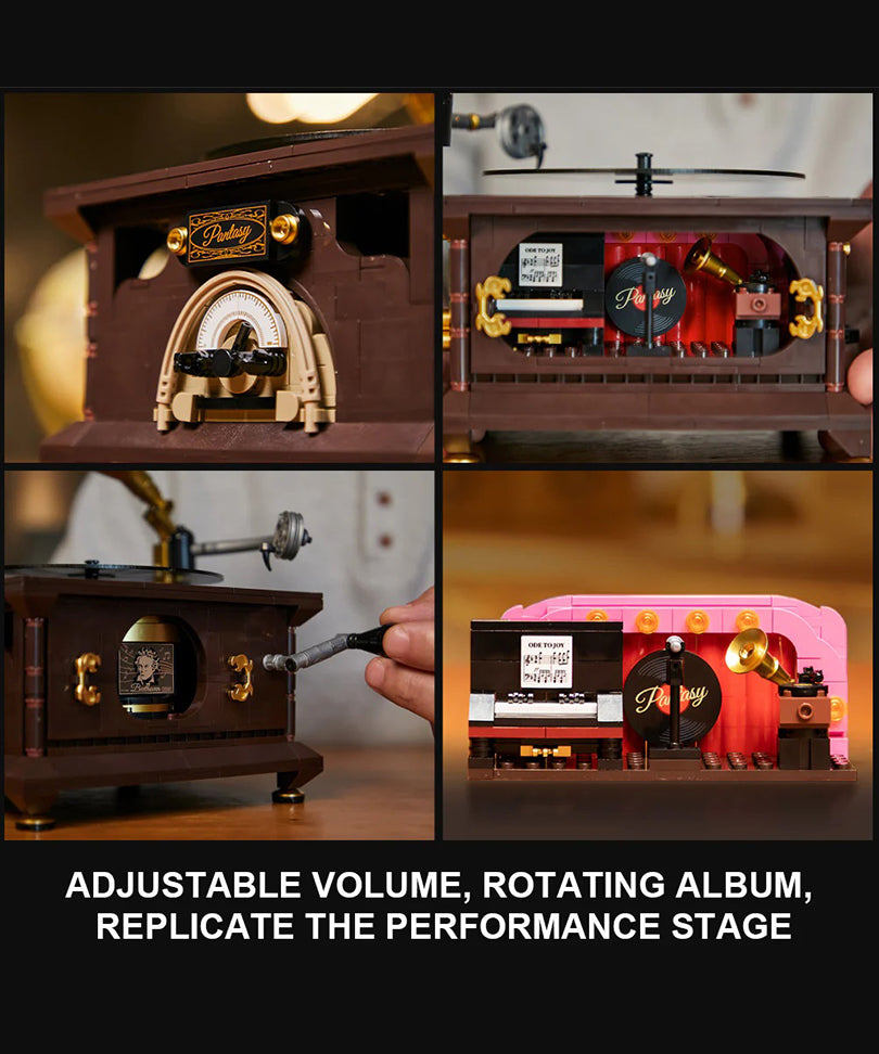 Pantasy Retro Series – Retro Phonograph - Set di Costruzione