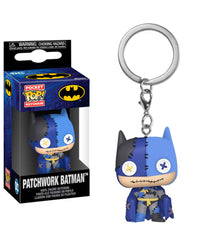 Patchwork Batman Keychain