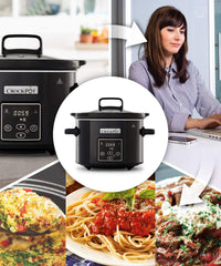 Pentola Crockpot da 2,4 lt per cottura lenta a bassa temperatura