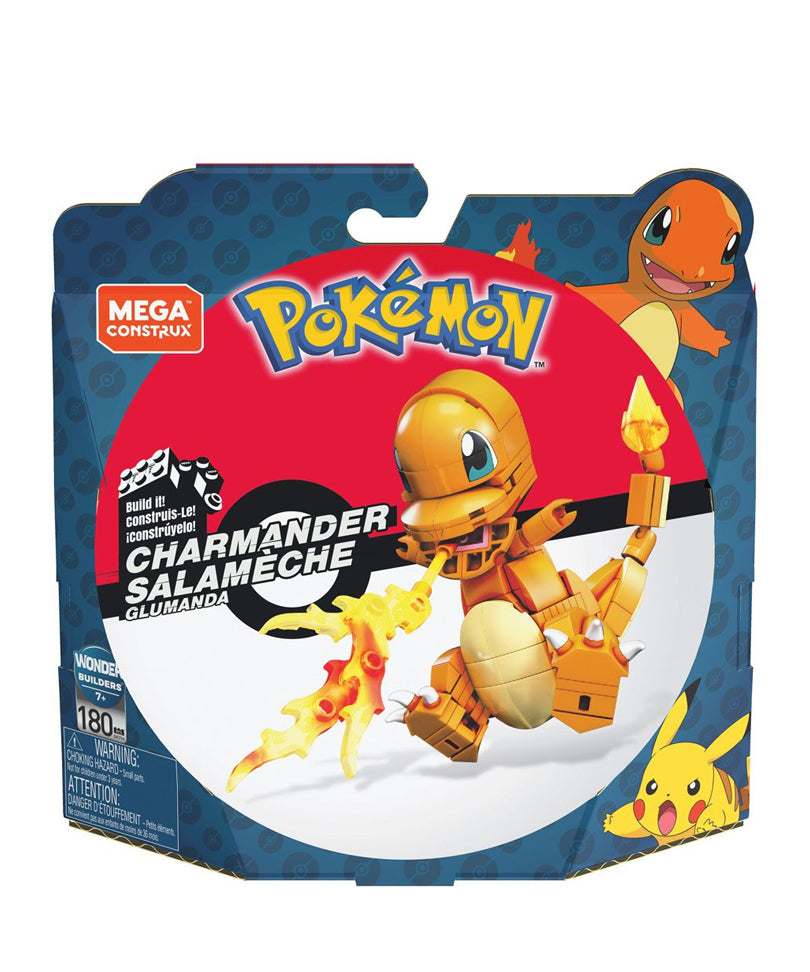Pokémon Mega Construx Wonder Builders Construction Set Charmander 10 cm