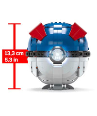 Pokémon Mega Construx Wonder Builders Construction Set Jumbo Great Ball 13 cm