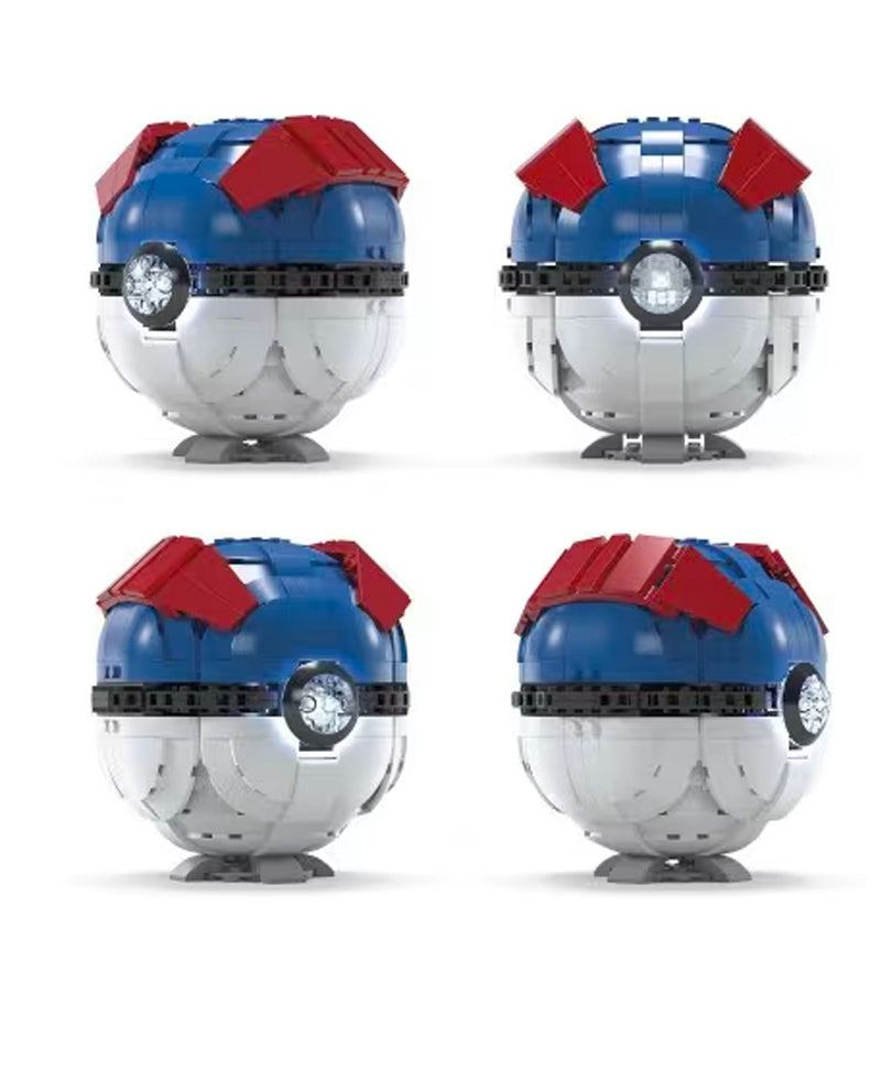 Pokémon Mega Construx Wonder Builders Construction Set Jumbo Great Ball 13 cm