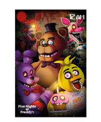 Poster Five Nights At Freddy's: Vari Personaggi