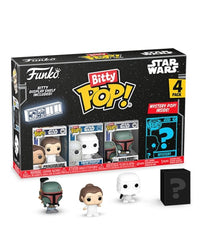 Princess Leila / Snow Trooper / Boba Fett / Mystery (4-Pack)