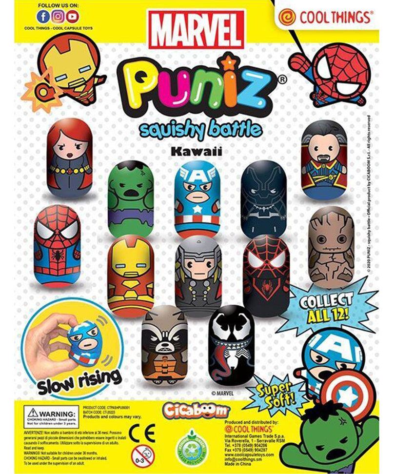 Puniz Marvel - Squishy Battle Kawaii