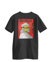 T-Shirt Donna Raffaello Ninja Nera