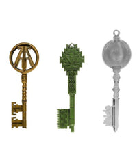 Ready Player One Jade, Crystal & Copper Key (3-Pack)