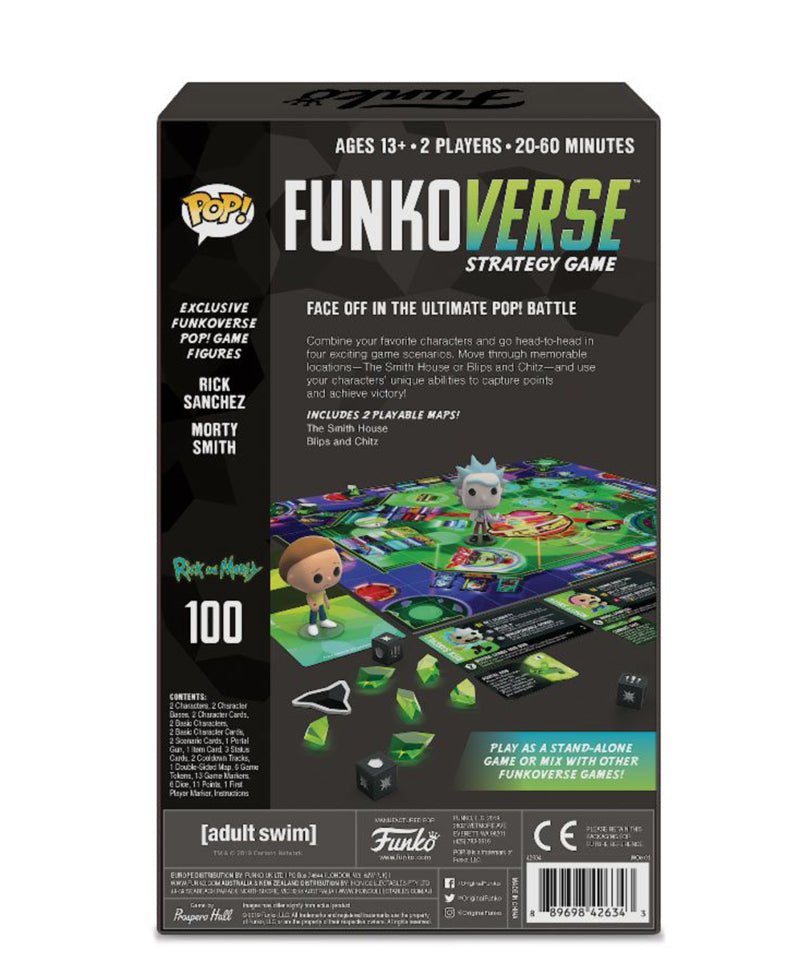 Rick & Morty Funkoverse Board Game 2 Character Expandalone English Version