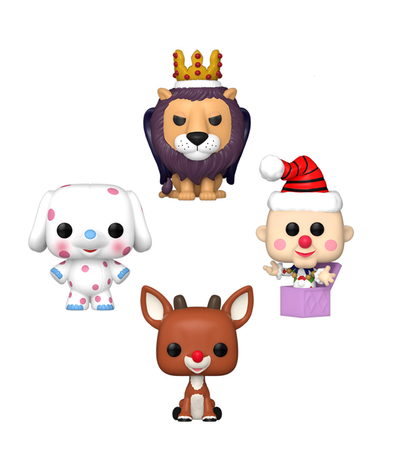 Rudolph 4-Pack Pocket POP! Happy Holidays