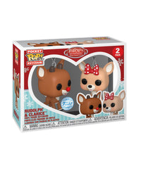 Rudolph & Clarice (2-Pack) Keychains