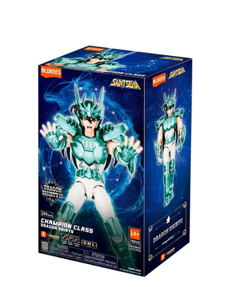 Saint Seiya Blokees Plastic Model Kit Champion Class Dragon Shiryu 09