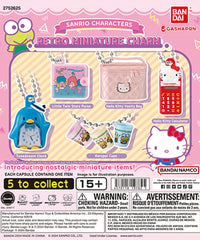 Sanrio Gashapon Capsule - Characters Retro Miniature Charm