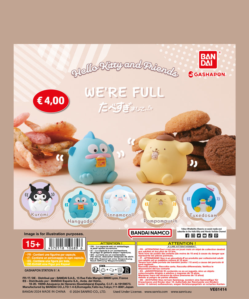 Sanrio Gashapon Capsule - We're Full