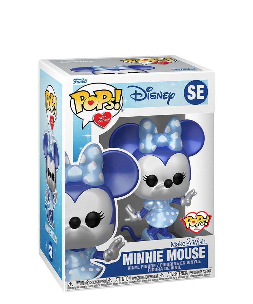 Minnie Mouse (Make-A-Wish - Blue Metallic)