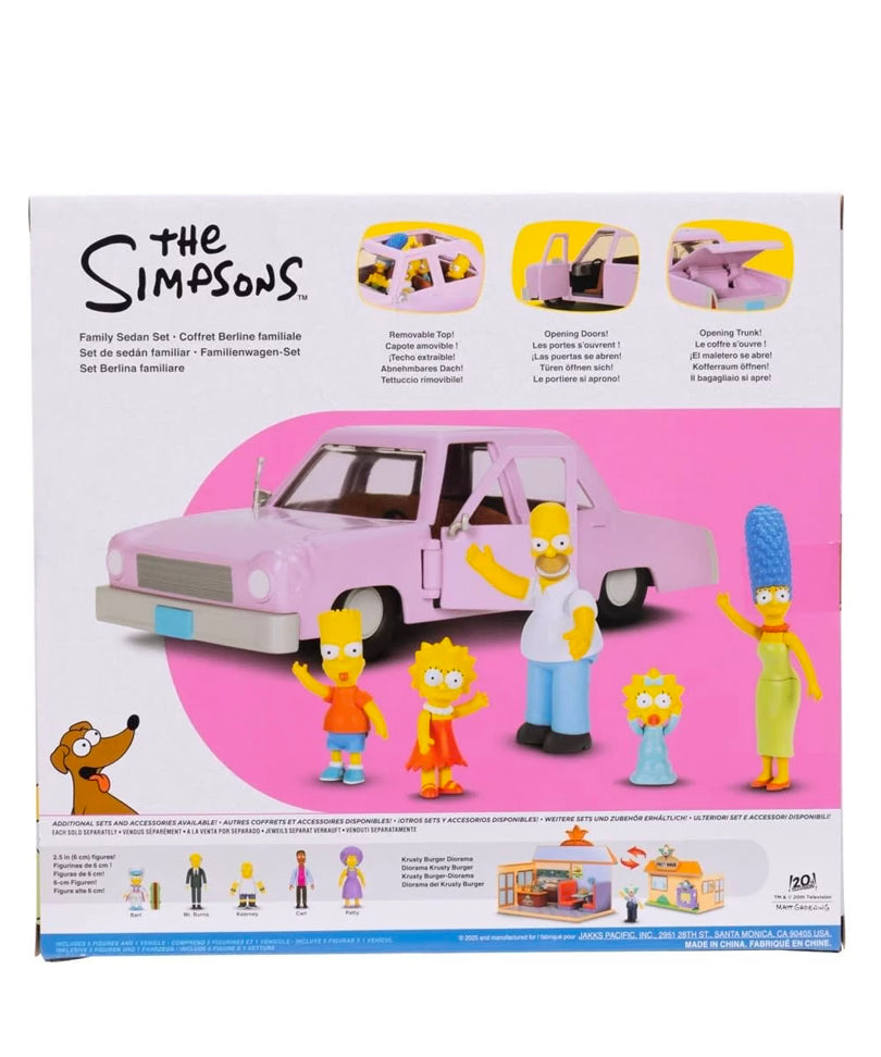 Simpsons - Mini Figure Playset - Family Sedan