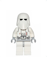 Snowtrooper, Light Bluish Gray Hips, Light Bluish Gray Hands, Printed Head, Torso Back Printing