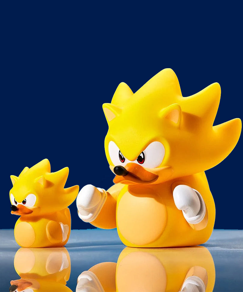 Sonic The Hedgehog Super Sonic Mini TUBBZ Cosplaying Duck Collectable