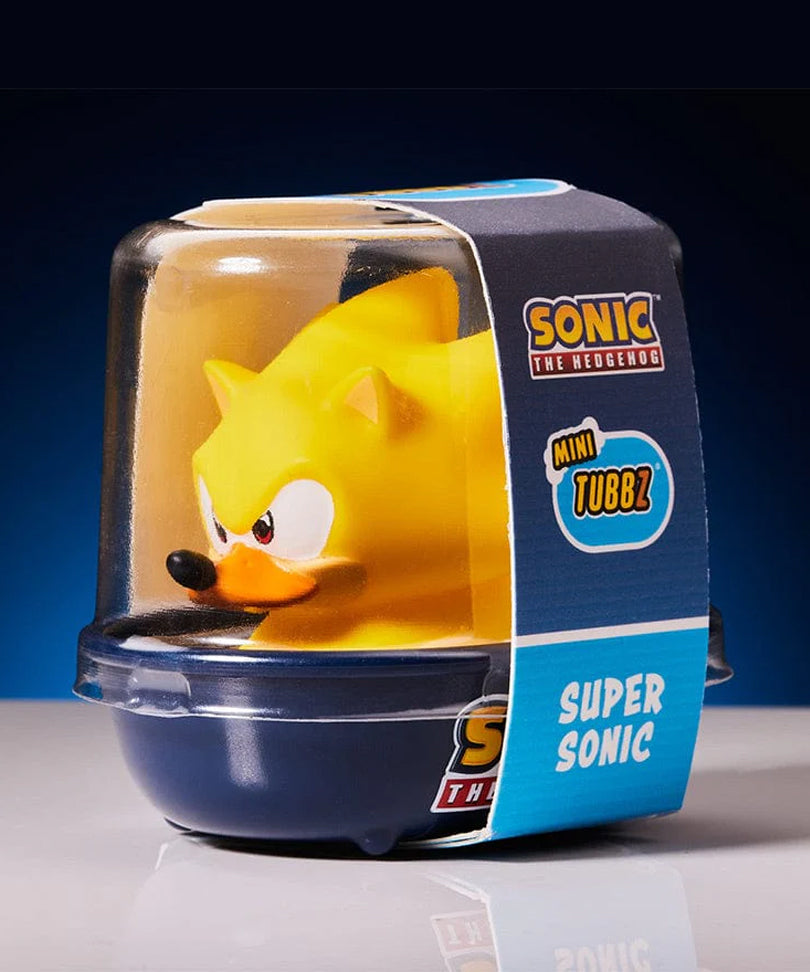 Sonic The Hedgehog Super Sonic Mini TUBBZ Cosplaying Duck Collectable