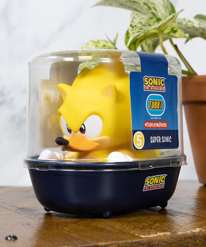 Sonic The Hedgehog Super Sonic TUBBZ Cosplaying Duck Collectible