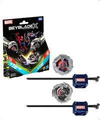 Beyblade X - Marvel Dual Pack: Spider-Man 6-60R & Hulk 3-85N