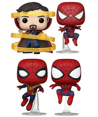 Spider-Man / Friendly Neighborhood Spider-Man / The Amazing Spider-Man / Doctor Strange (4-Pack) (Glow in the Dark)