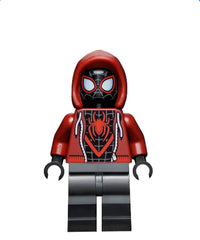 Spider-Man (Miles Morales) - Dark Red Hood, Black Lower Legs